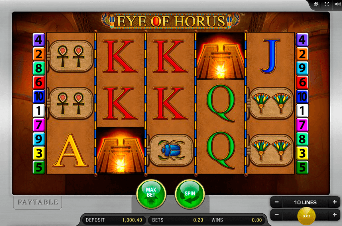 Play Eye Of Horus Online