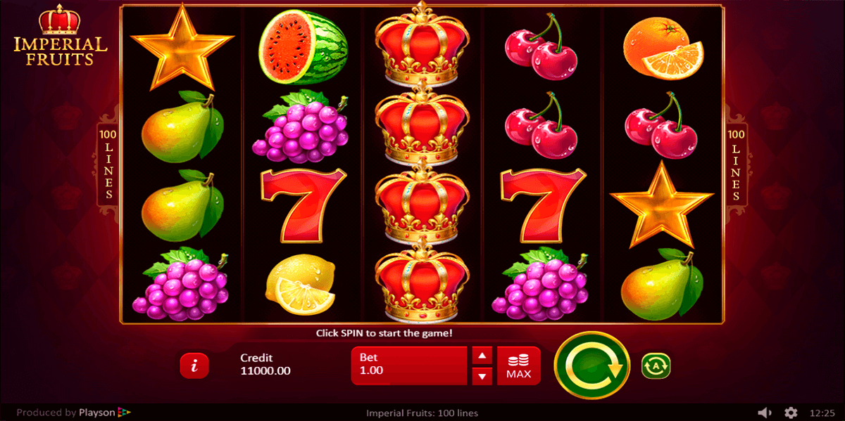 Imperial Fruits 100 Lines Slot Machine